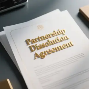 Image of Partnership Dissolution Agreement