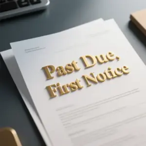 Image of Past Due, First Notice