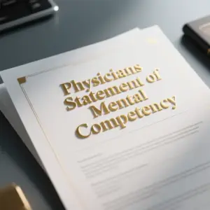 Image of Physicians Statement of Mental Competency