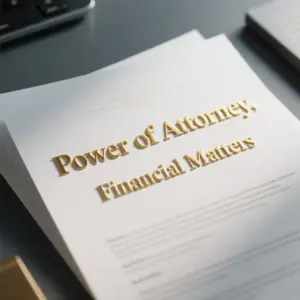 Image of Power of Attorney, Financial Matters