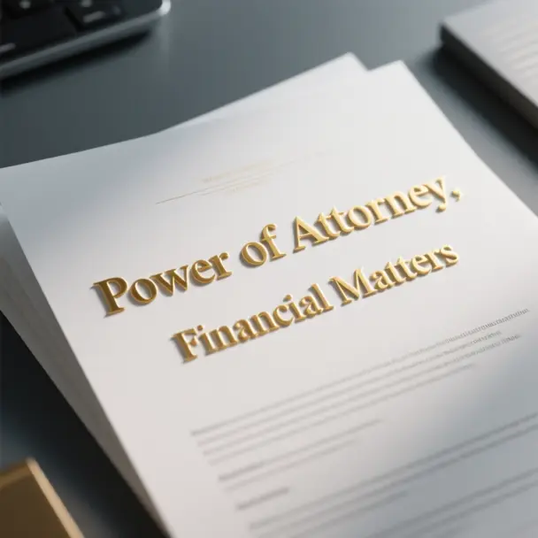 Image of Power of Attorney, Financial Matters