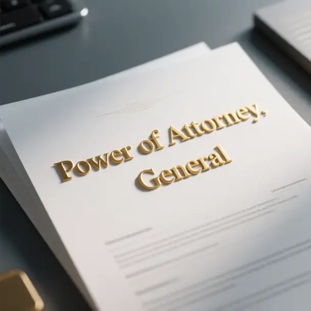 Image of Power of Attorney, General