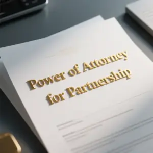 Image of Power of Attorney for Partnership