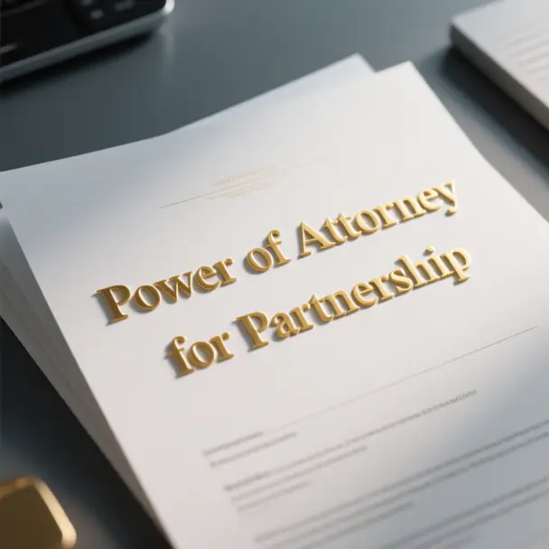 Image of Power of Attorney for Partnership