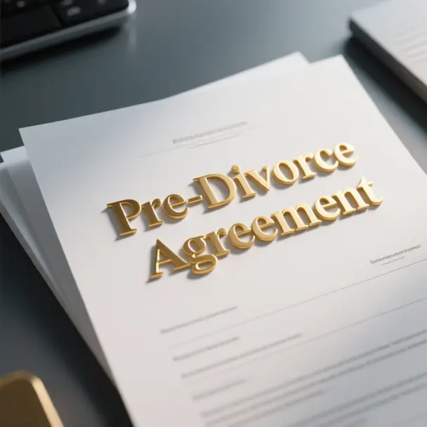Image of Pre-Divorce Agreement