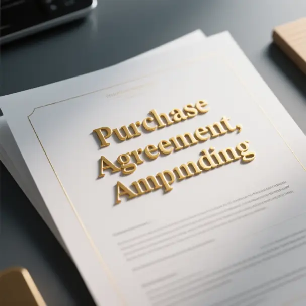 Image of Purchase Agreement, Amending