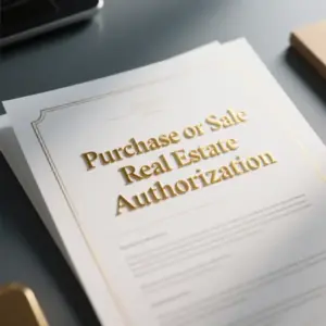 Image of Purchase or Sale of Real Estate Corp. Authorization