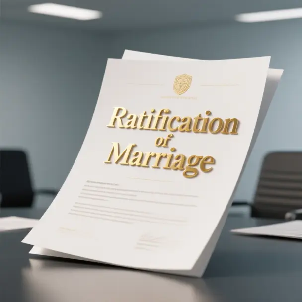 Image of Ratification of Marriage