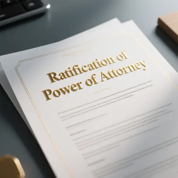 Image of Ratification of Power of Attorney