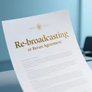 Image of Rebroadcasting or Rerun Agreement