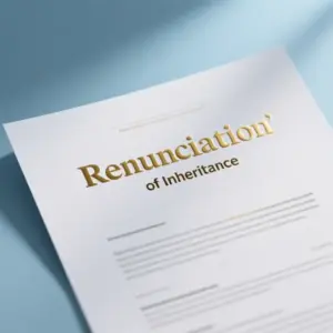 Image of Renunciation of Inheritance