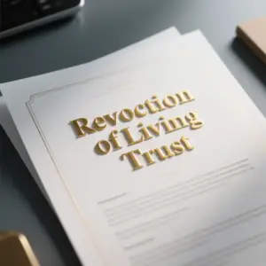 Image of Revocation of Living Trust