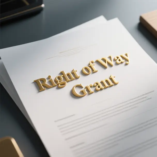Image of Right of Way Grant