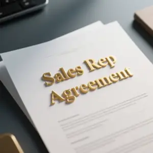 Image of Sales Rep Agreement