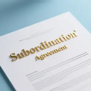 Image of Subordination Agreement