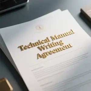 Image of Technical Manual Writing Agreement