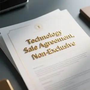 Image of Technology Sale Agreement, Non-Exclusive