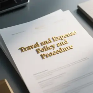 Image of Travel and Expense Policy and Procedure