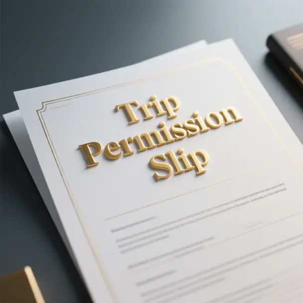 Image of Trip Permission Slip