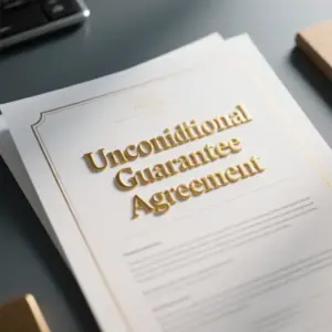Image of Unconditional Guarantee Agreement