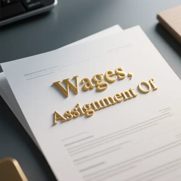 Image of Wages, Assignment Of