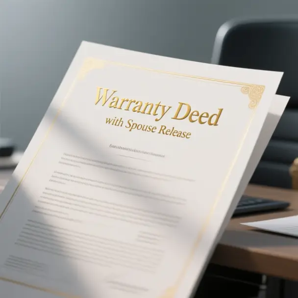 Image of Warranty Deed, with Spouse Release